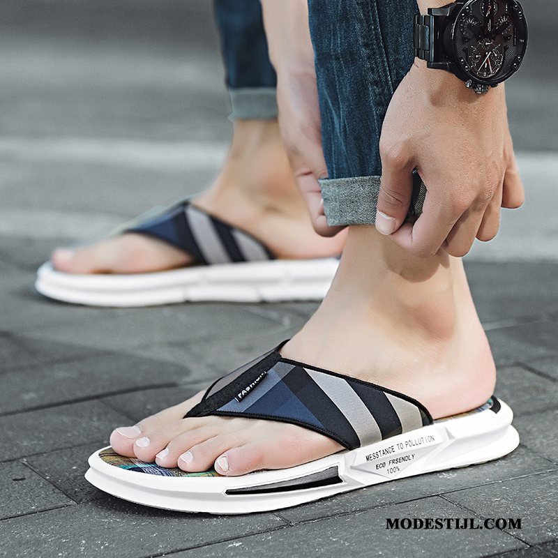 Heren Flip Flops Goedkoop Mode Mannen Trend Zomer Persoonlijk Kaki Zandkleur