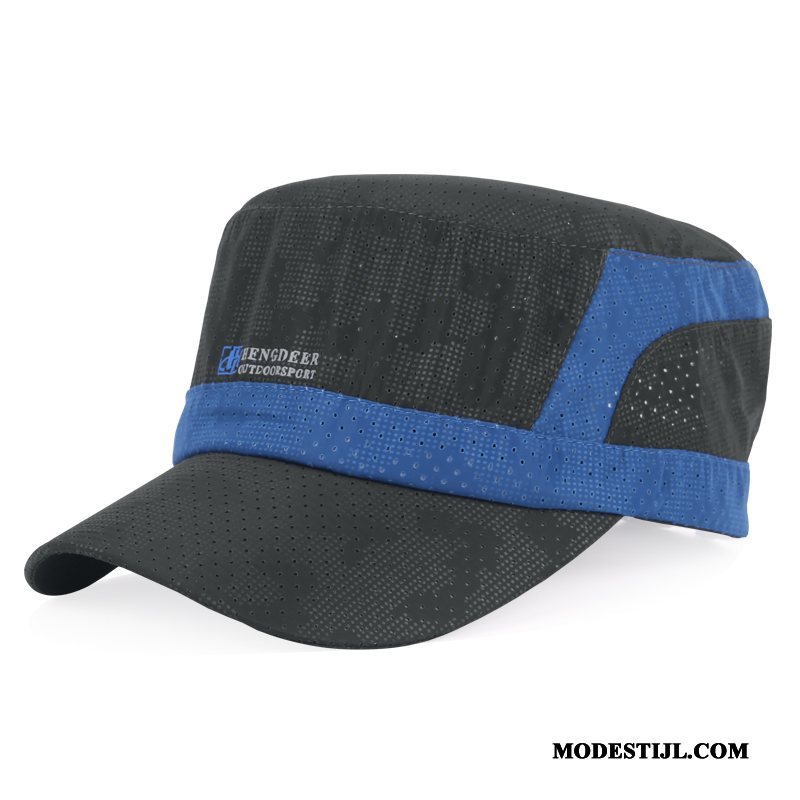 Heren Hoeden Korting Mode Droog Snel Vrouwen Zonnebrandcrème Sport Marineblauw