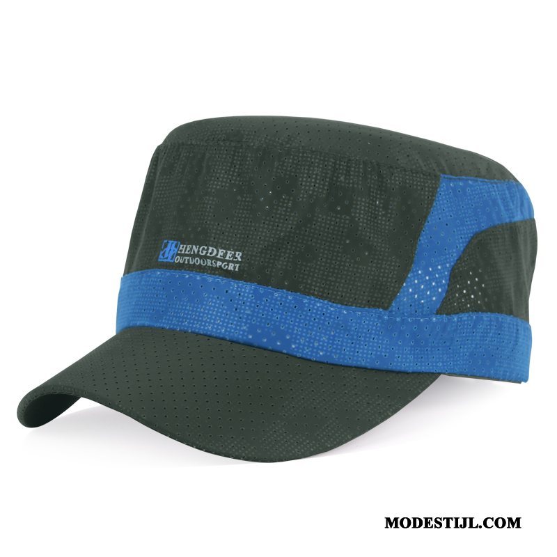 Heren Hoeden Korting Mode Droog Snel Vrouwen Zonnebrandcrème Sport Marineblauw