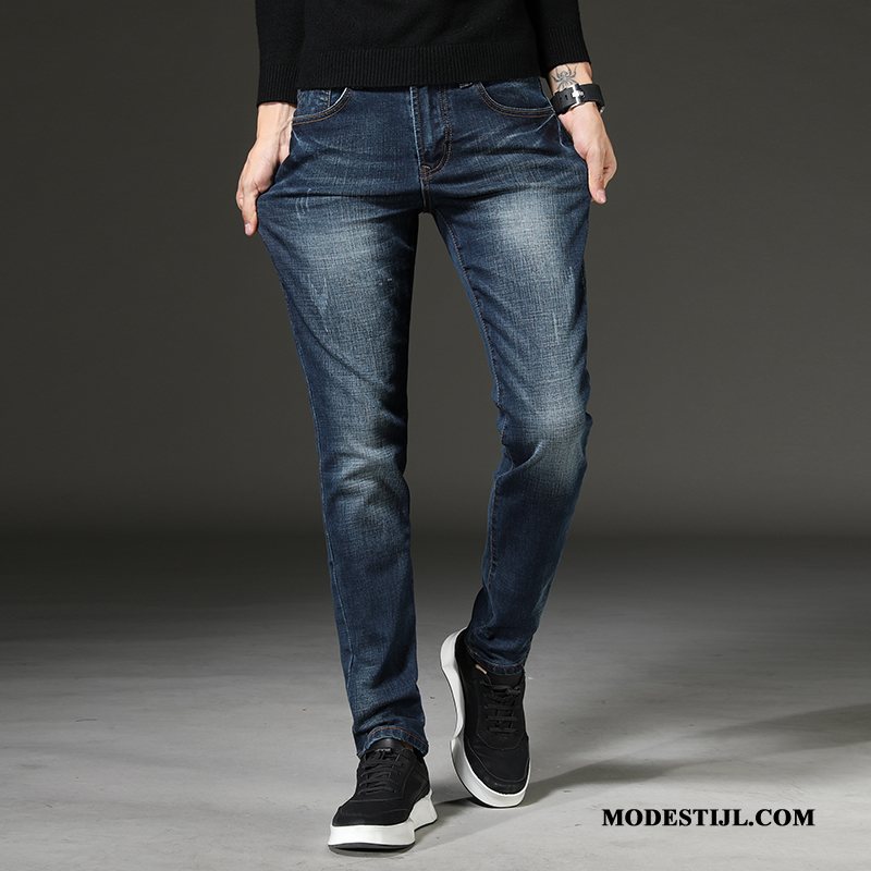 Heren Jeans Kopen Casual Broek 2019 Elastiek Spijkerbroek Jeans Zwart