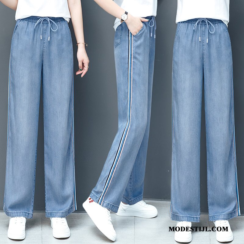 Dames Jeans Kopen 2019 Rechtdoor Zomer Losse Vrouwen Blauw